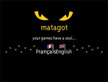 Tablet Screenshot of matagot.com